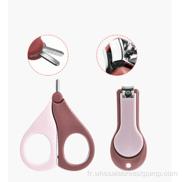 Nail Clipper Personnalisation du nouveau-né avec Set Ciseaux